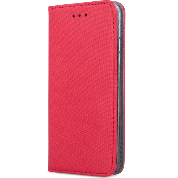 Apple iPhone 16 Pro Max, Oldalra nyíló tok, stand, Smart Magnet, piros (5907457780545)-0