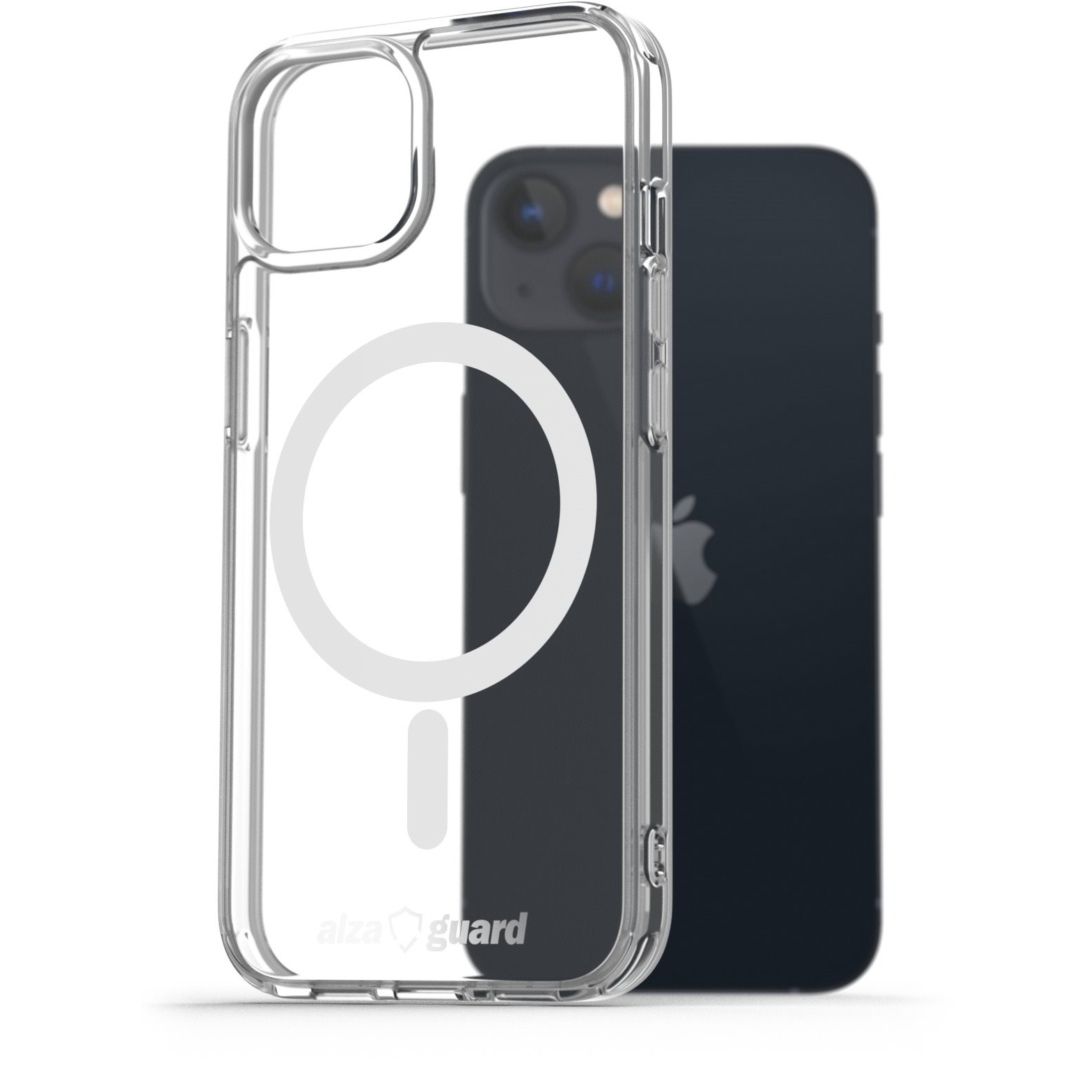 AlzaGuard Crystal Clear TPU Case Compatible with Magsafe iPhone 13 tok (AGD-PCMTZ18)-0