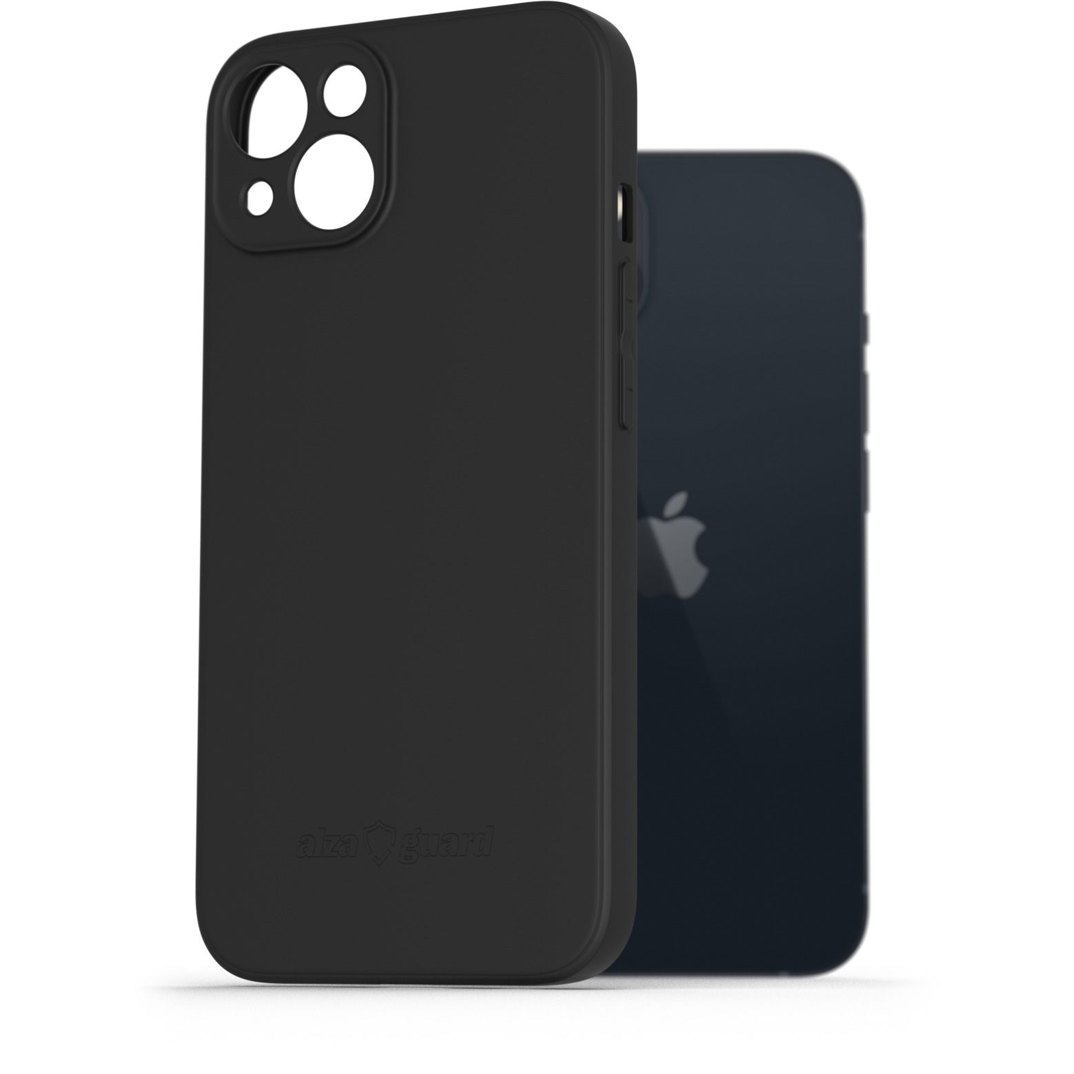 AlzaGuard Matte iPhone 13 fekete TPU tok (AGD-PCT160B)-0