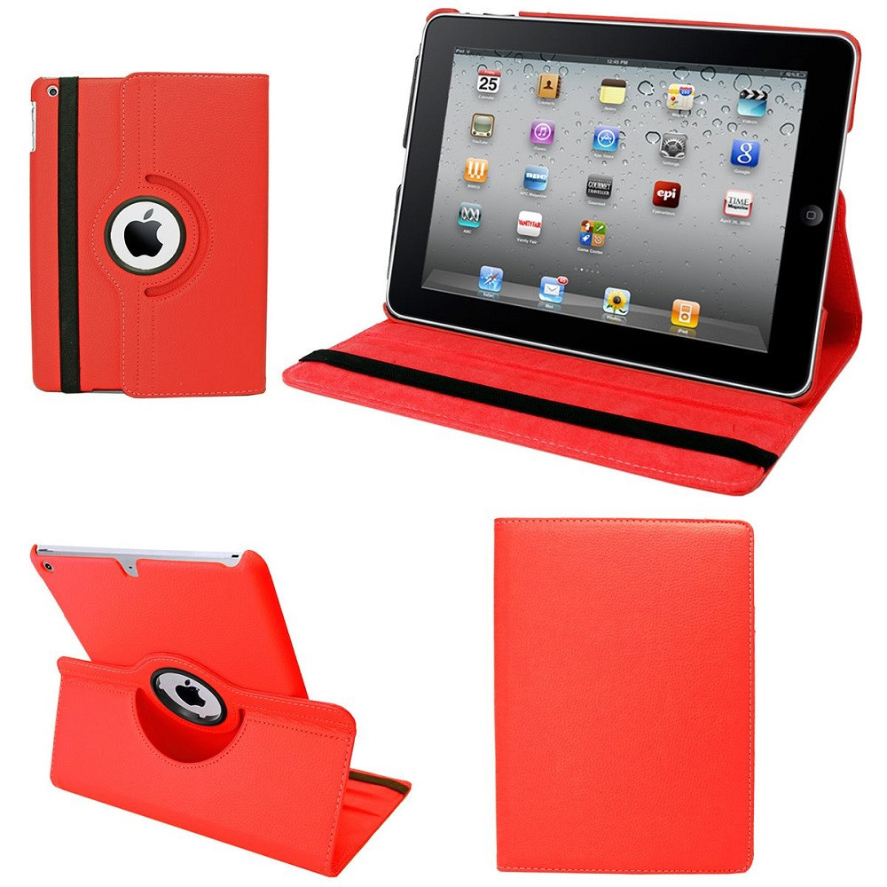 Apple iPad Air 13 (2024), mappa tok, elforgatható (360°), piros (TS6077)-0