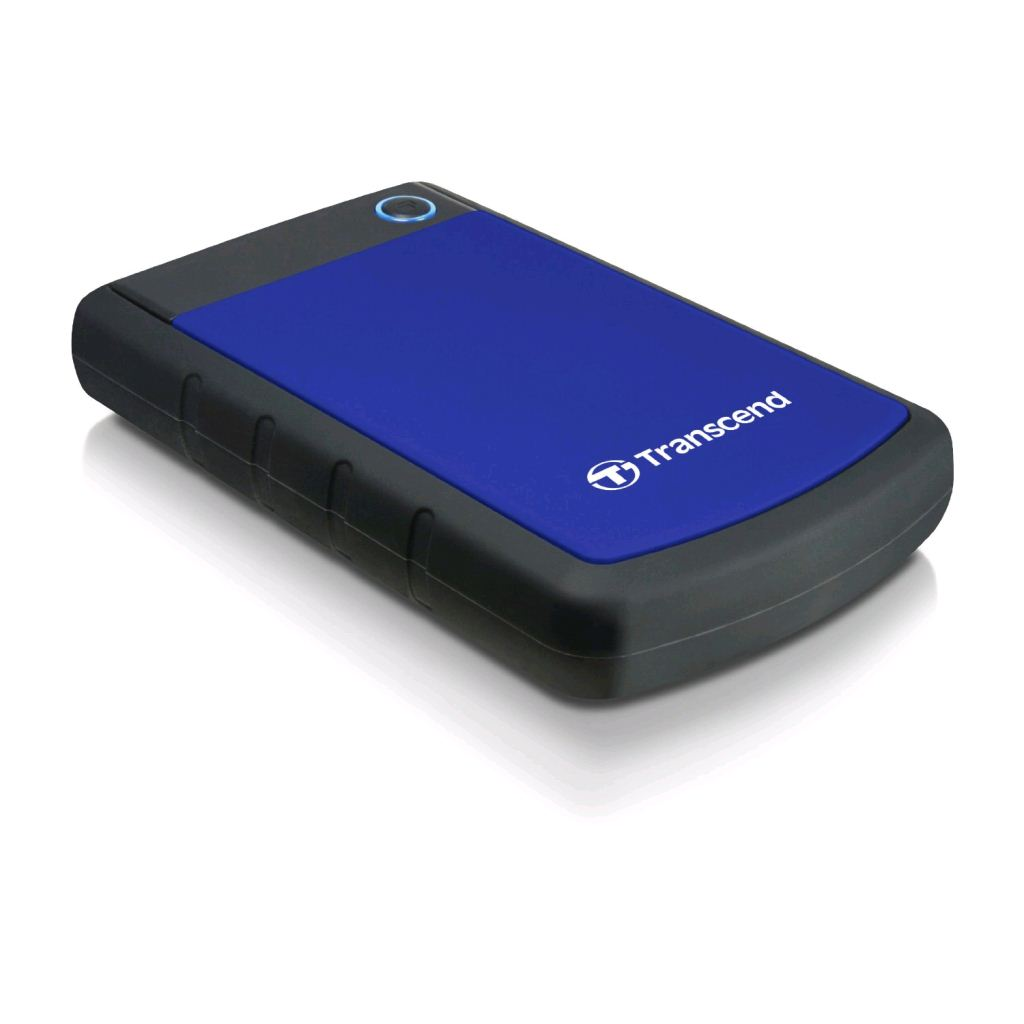 1TB 2.5" Transcend Triple Shock külső winchester USB 3.0 (TS1TSJ25H3B) ütésálló fekete-kék (TS1TSJ25H3B)-0