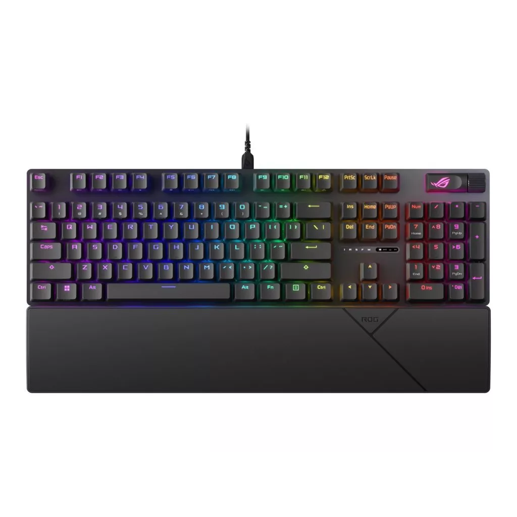 ASUS ROG Strix Scope II billentyűzet Játék USB AZERTY Francia Fekete (90MP036A-BKFA00)-0