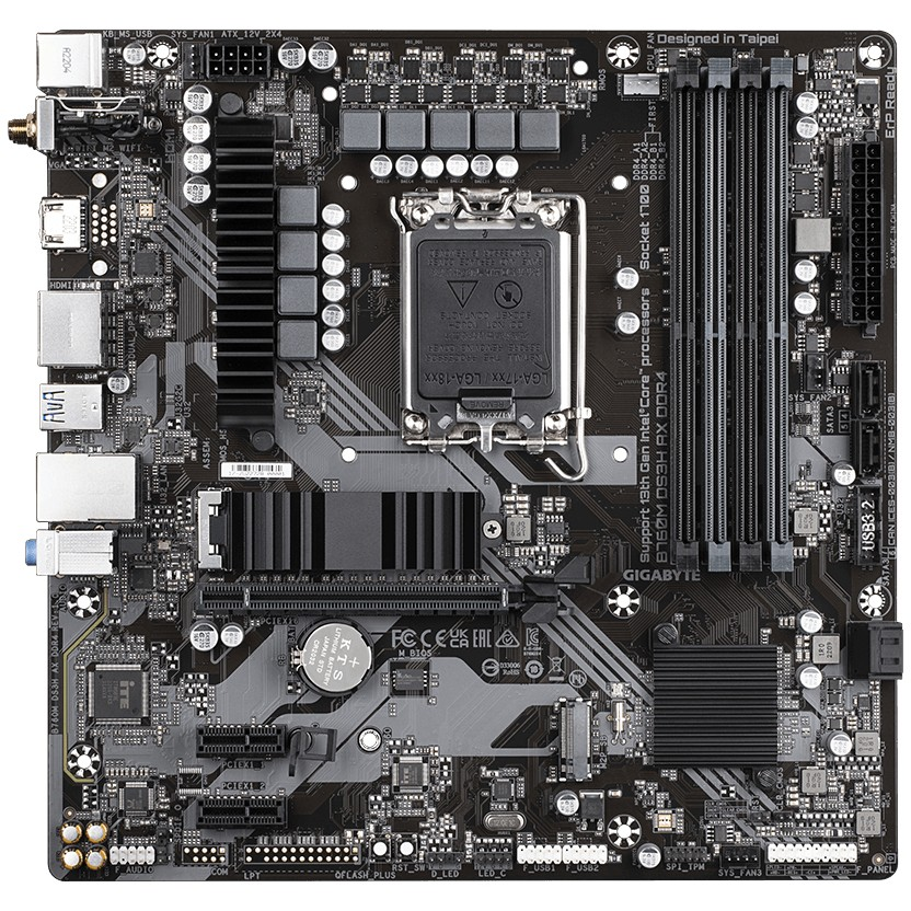 1700 Gigabyte B760M DS3H AX DDR4 (B760M DS3H AX DDR4)-0
