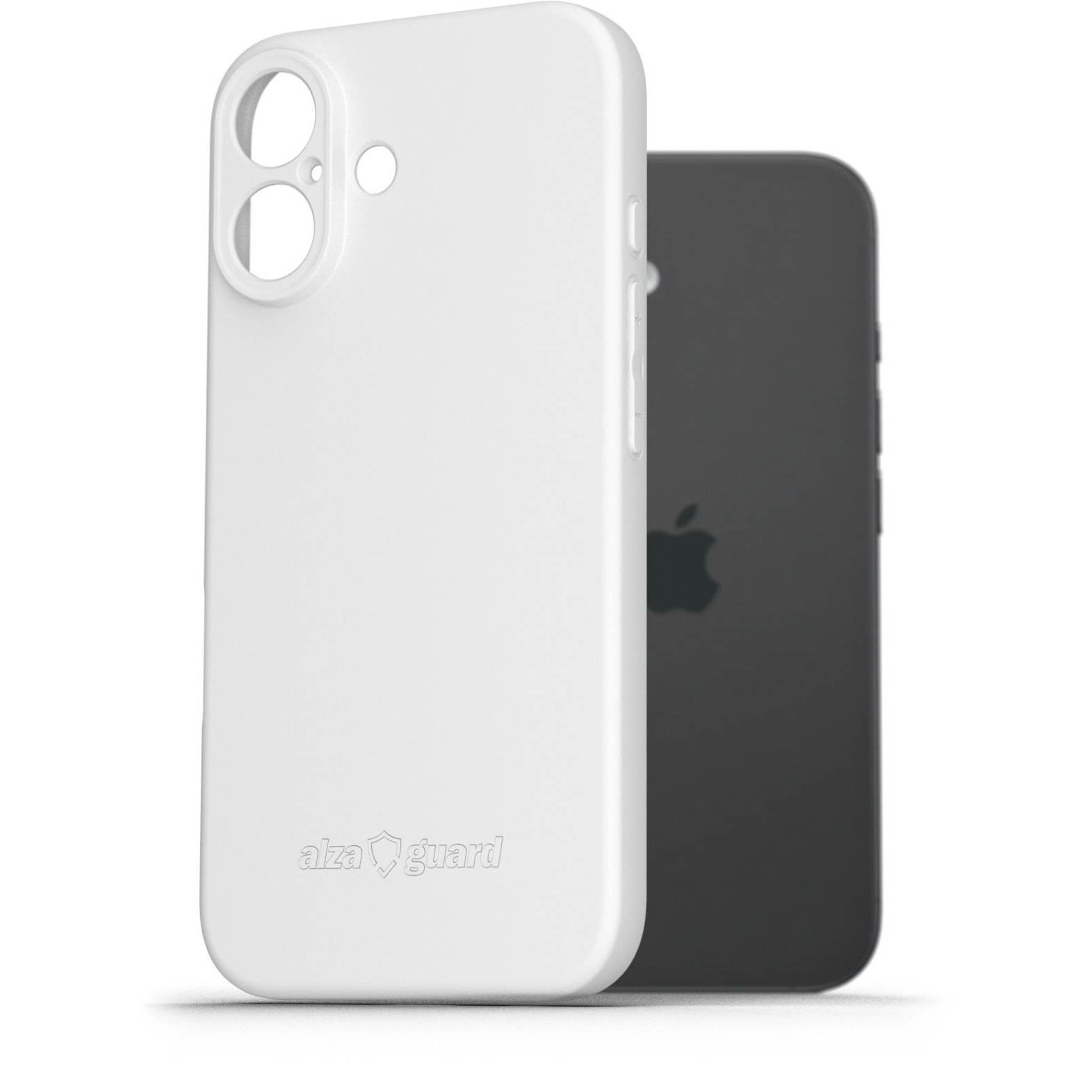 AlzaGuard Matte TPU Case iPhone 16 fehér tok (AGD-PCT411W)-0