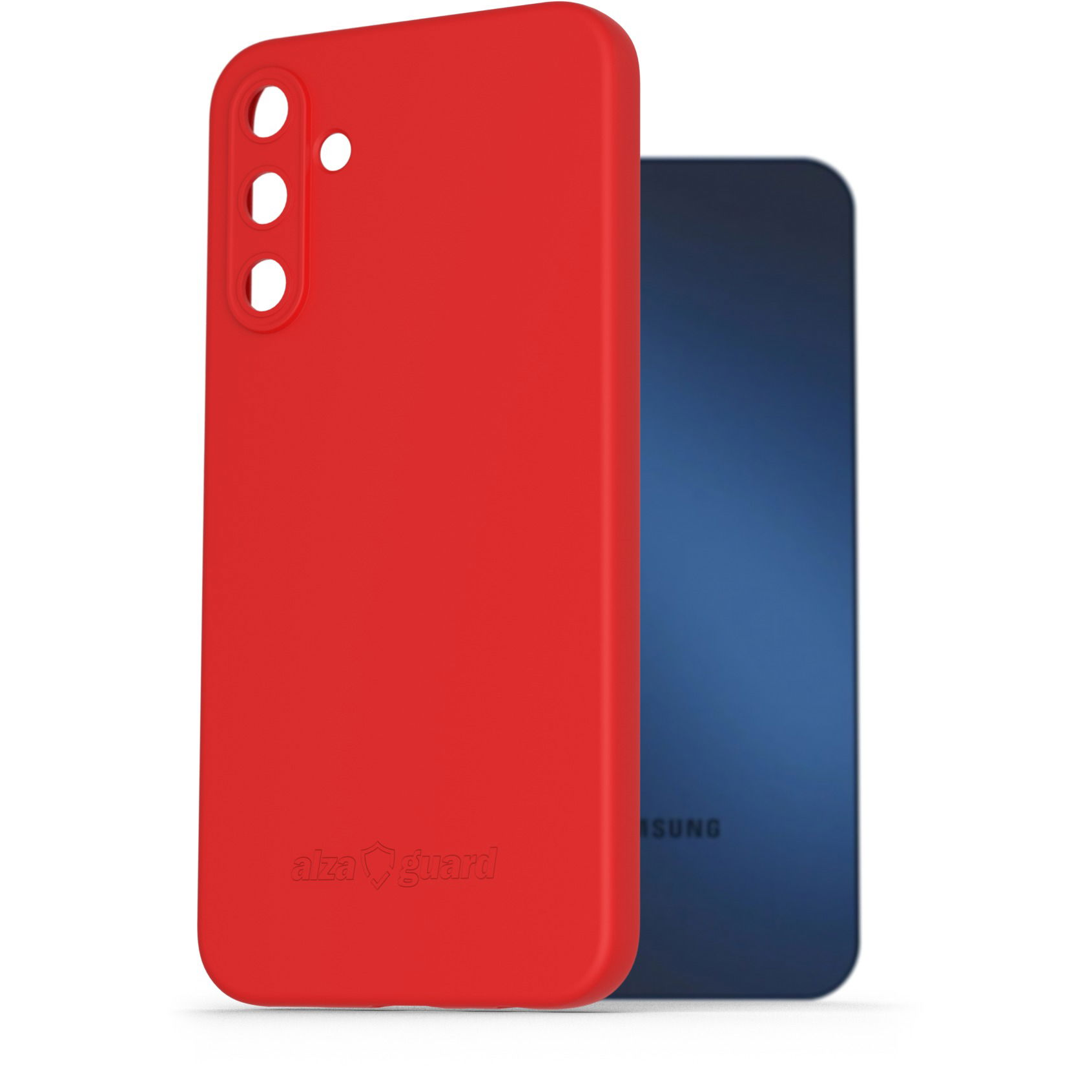 AlzaGuard Matte Samsung Galaxy A15 5G piros TPU tok (AGD-PCT362R)-0