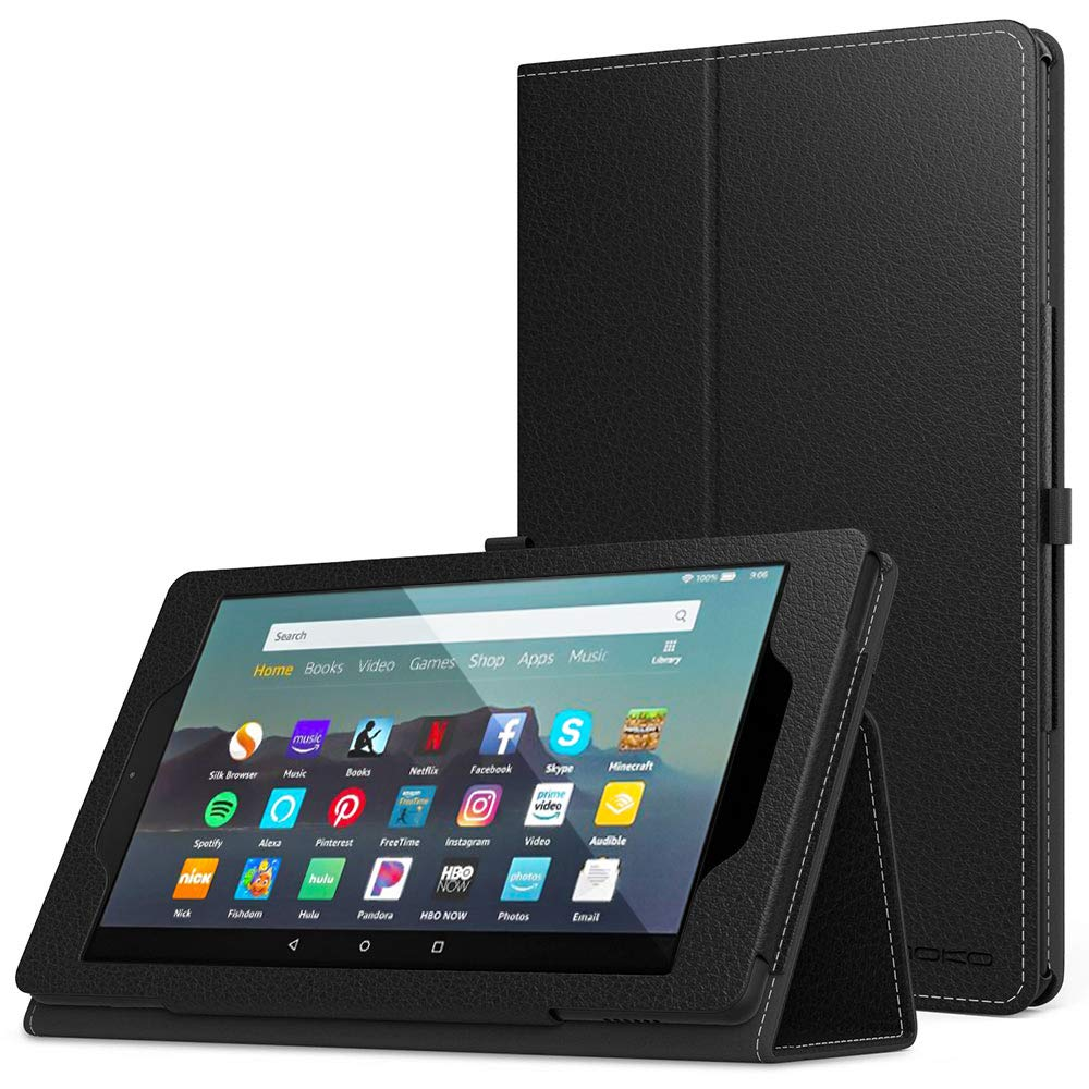 Amazon Kindle Moko Fire 7" HD E-Book Olvasó Tok - Fekete (KINTMOKOFIRE7BK)-0