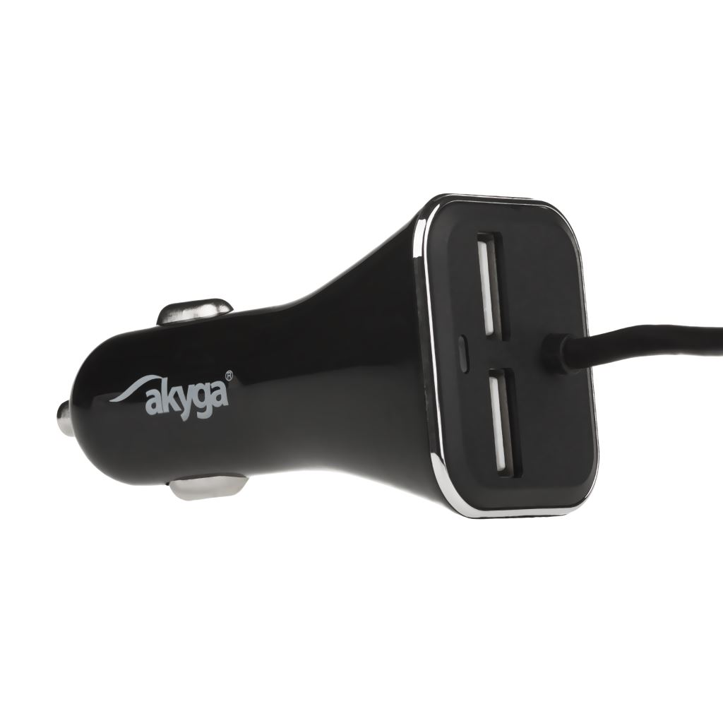 Akyga USB-s hálózati töltő adapter 4xUSB 9A fekete (AK-CH-10) (AK-CH-10)-0