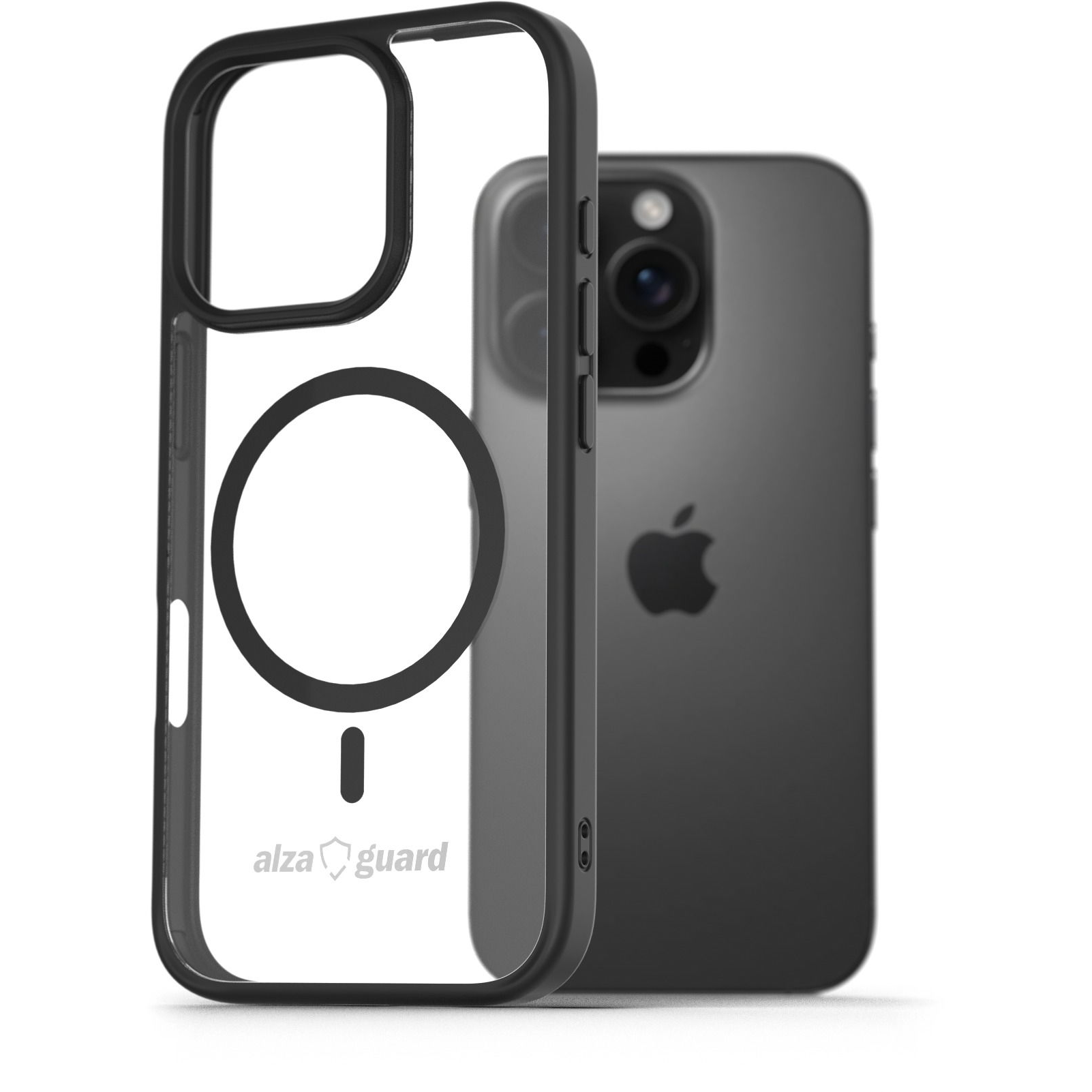 AlzaGuard iPhone 16 Pro Clear TPU Case Compatible with Magsafe tok (AGD-PCMT34B)-0
