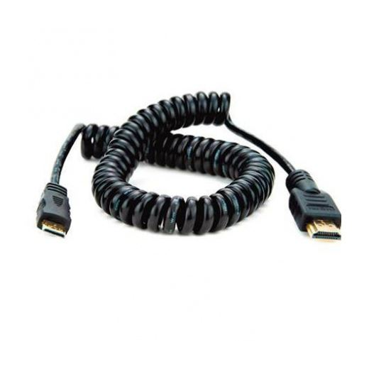 Atomos Micro HDMI - Full HDMI spirálkábel 50cm (ATOMCAB014) (ATOMCAB014)-0