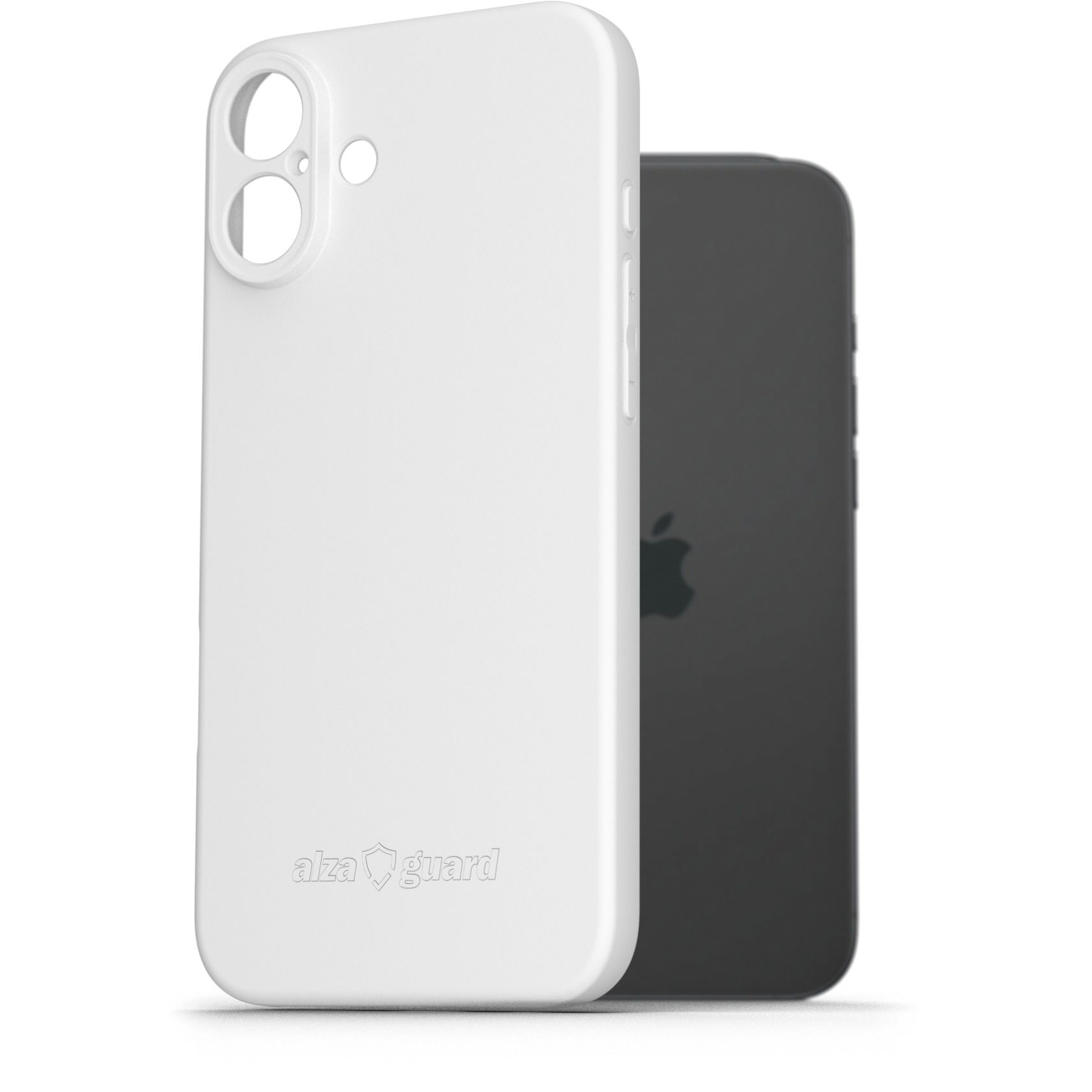 AlzaGuard Matte TPU Case iPhone 16 Plus fehér tok (AGD-PCT412W)-0