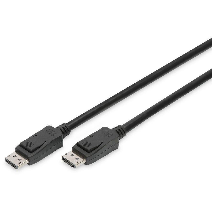 Assmann AK-340106-010-S DisplayPort (apa - apa) kábel 1m - Fekete (AK-340106-010-S)-0