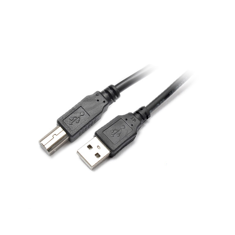 Iris CX-101 USB-A apa - USB-B apa 2.0 Nyomtató kábel - Fekete (3m) (CX-101)-0
