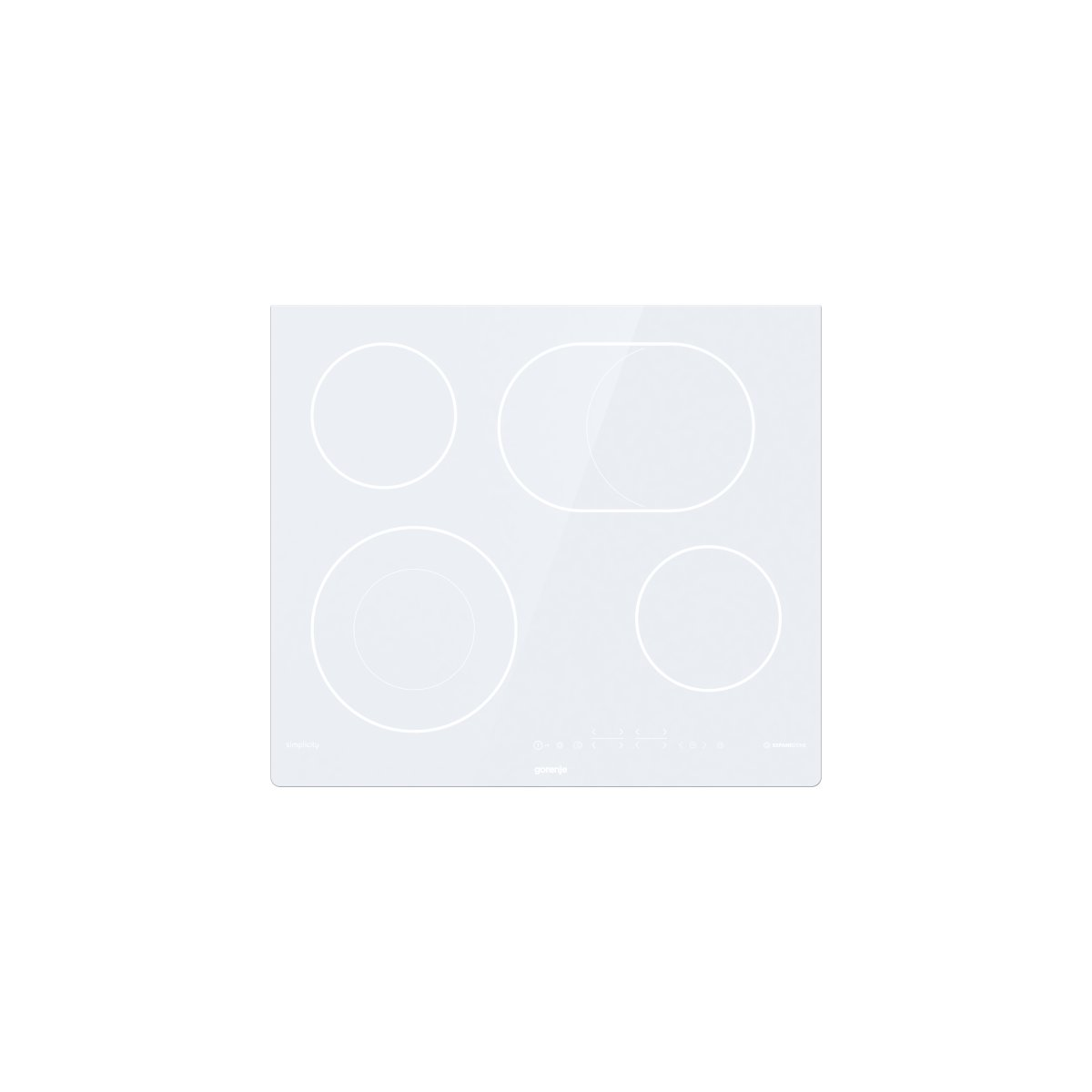 Gorenje ECT643SYW Üvegkerámia főzőlap - Fehér (ECT643SYW)-0