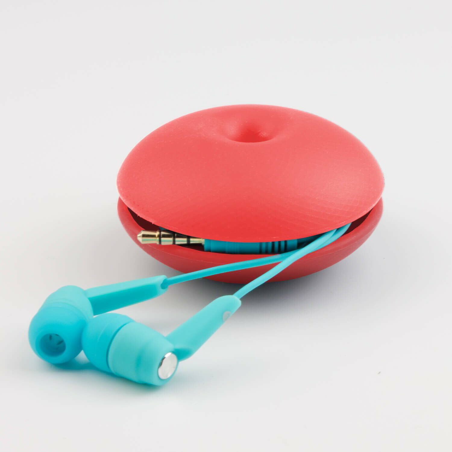 Cable Candy CC002 Szilikon headset kábelrendező - Piros (CC002)-0