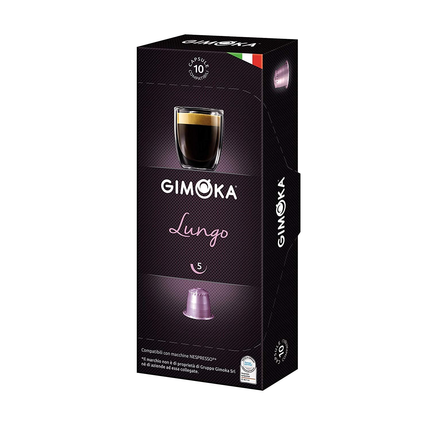 Gimoka Lungo Nespresso kompatibilis kapszula 10db (LUNGO)-0
