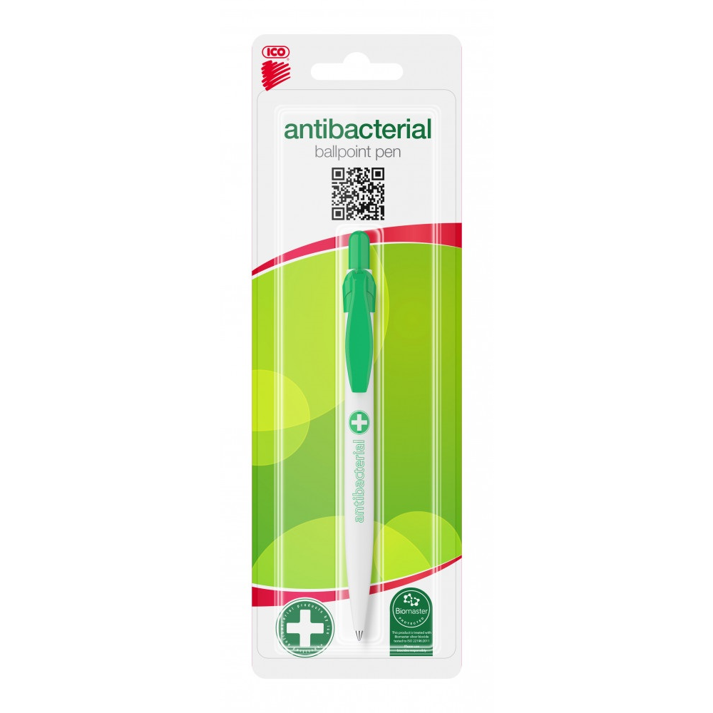 ICO BL antibakteriális golyósirón - 0.8mm / Kék (9010158001)-0