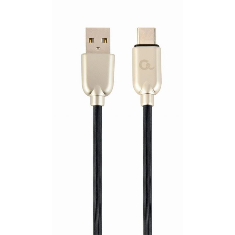 Gembird USB Type-C - USB-A adat- és töltőkábel 2m fekete (CC-USB2R-AMCM-2M) (CC-USB2R-AMCM-2M)-0
