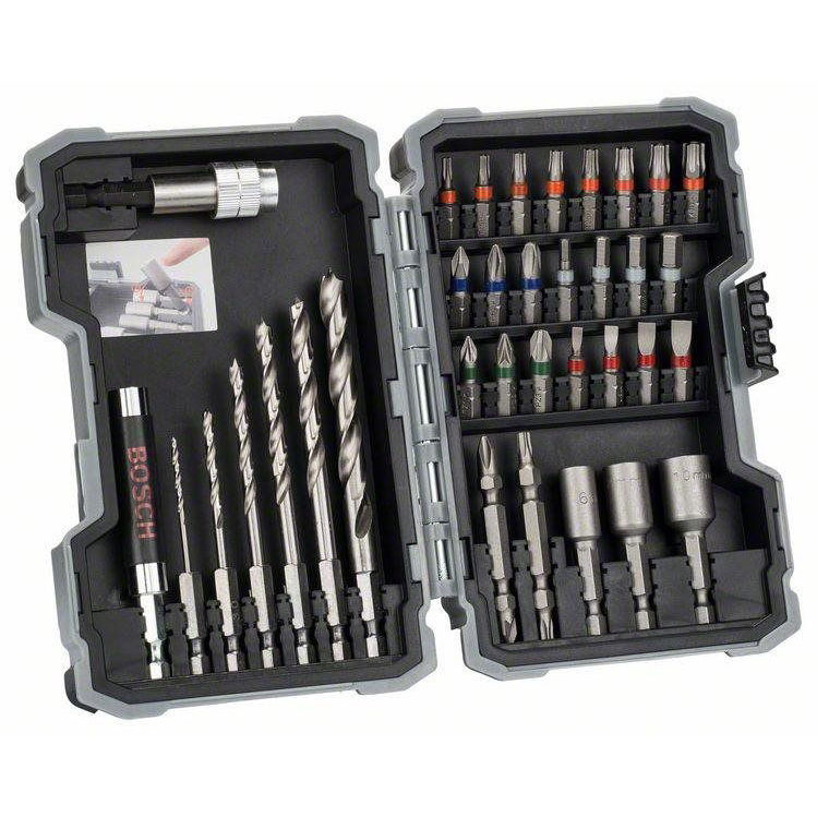Bosch 35 részes Extra Hard fafúró- és csavarbit készlet (2.607.017.566)-0