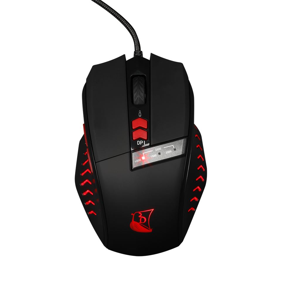 Konix Drakkar Runemaster Evo gaming egér fekete (KX-GMD-M20E-PC) (KX-GMD-M20E-PC)-0