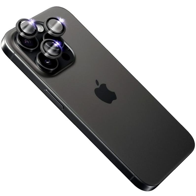 FIXED Armor Sapphire Camera Glass Apple iPhone 15 Pro/15 Pro Max üvegfólia - fekete (FIXGCS-1202-BK)-0