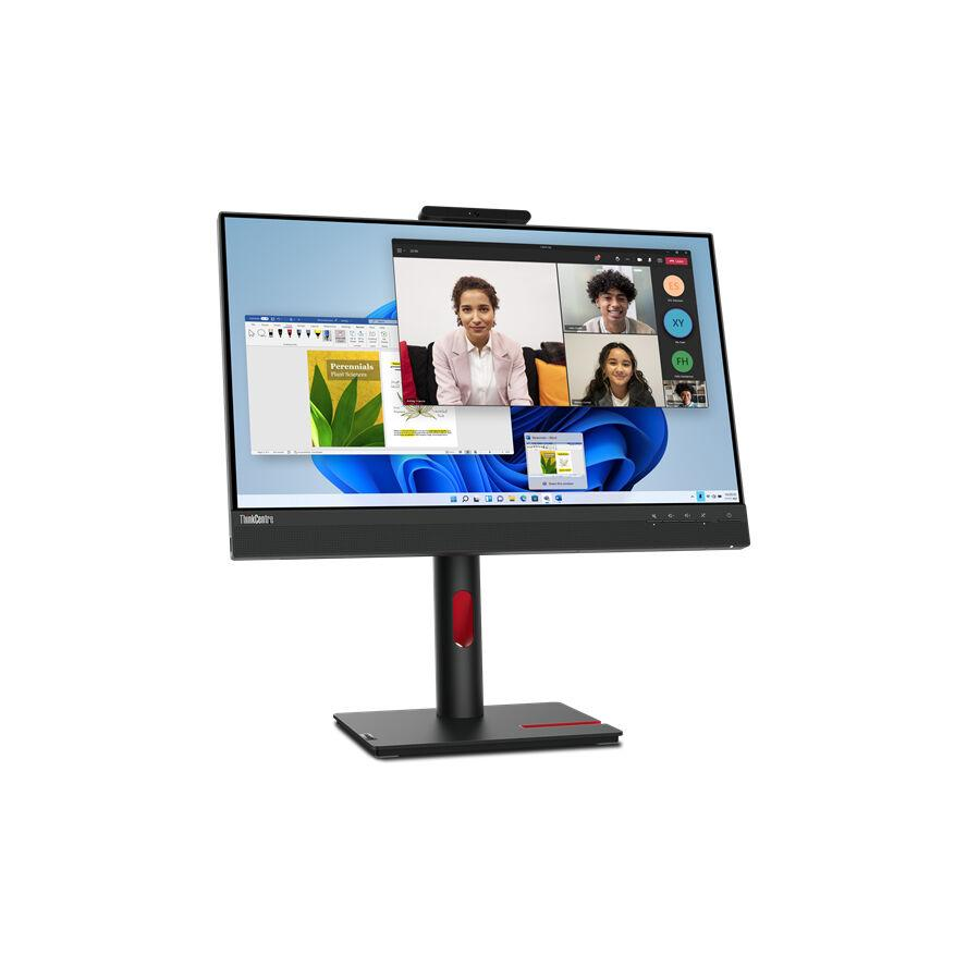 Lenovo ThinkCentre Tiny-In-One 24 LED display 60,5 cm (23.8") 1920 x 1080 pixelek Full HD Érintőképernyő Fekete (12NBGAT1EU)-0