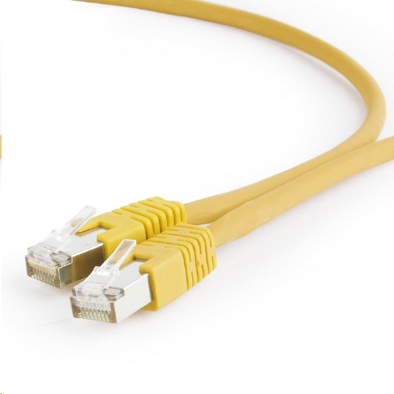 Gembird FTP CAT6A patch kábel 1m sárga (PP6A-LSZHCU-Y-1M) (PP6A-LSZHCU-Y-1M)-0