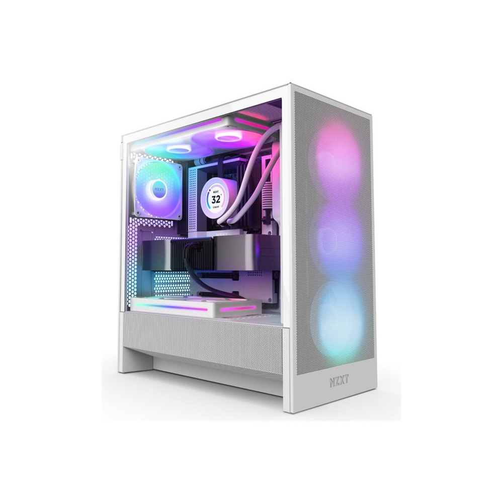 NZXT H5 Flow RGB (2024) All White (CC-H52FW-R1)-0