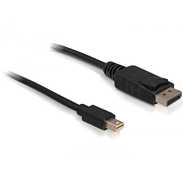 Delock DL82698 Mini Displayport - Displayport kábel 1,0m (DL82698)-0