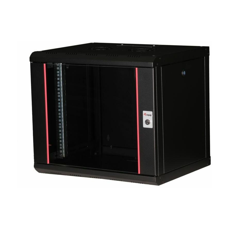 Equip EPM-09-6045-B-CBAA állvány 9U Falra szerelhető állvány Fekete (EPM-09-6045-B-CBAA)-0