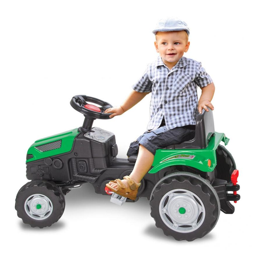 Jamara Strong Bull Pedálos traktor gyerekeknek - Zöld (460795)-0