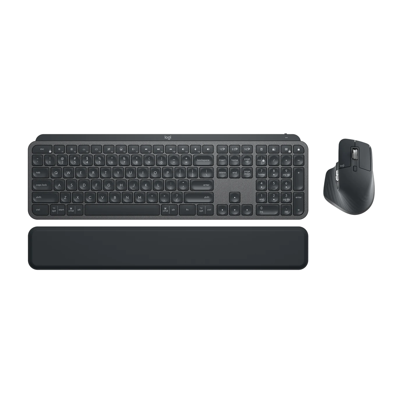Logitech MX Keys combo for Business Gen 2 billentyűzet Egér mellékelve RF vezeték nélküli + Bluetooth QWERTY Nemzetközi amerikai Grafit (920-010933)-0