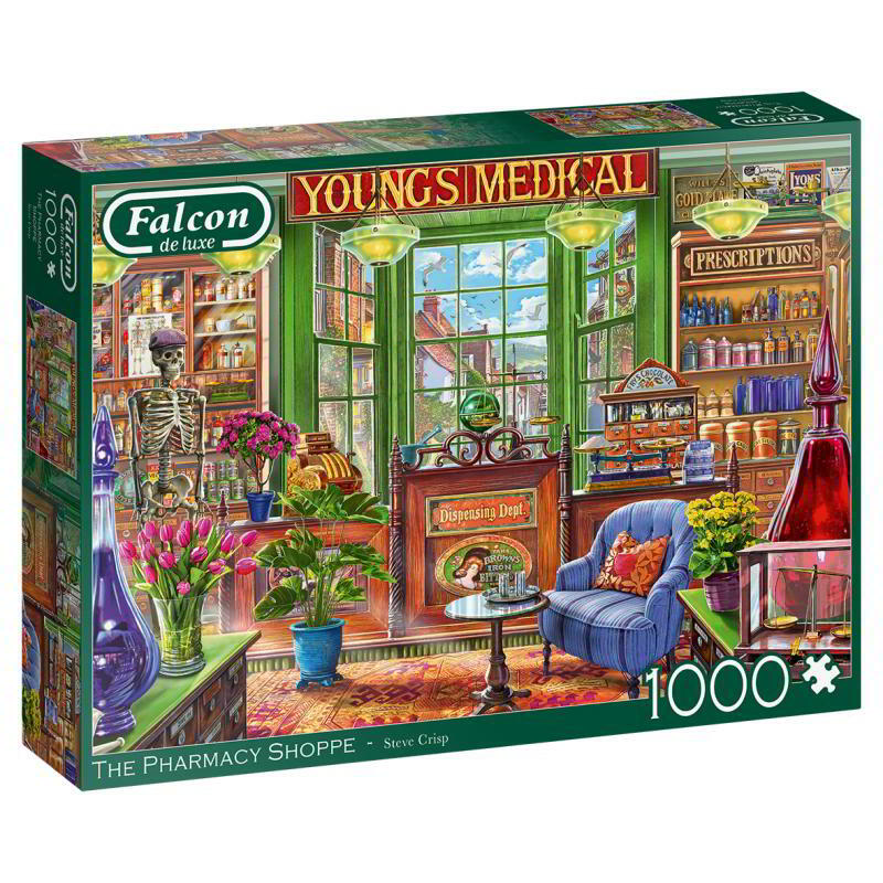 Jumbo 11334 Falcon Gyógyszertár Puzzle 1000 darabos (11334)-0