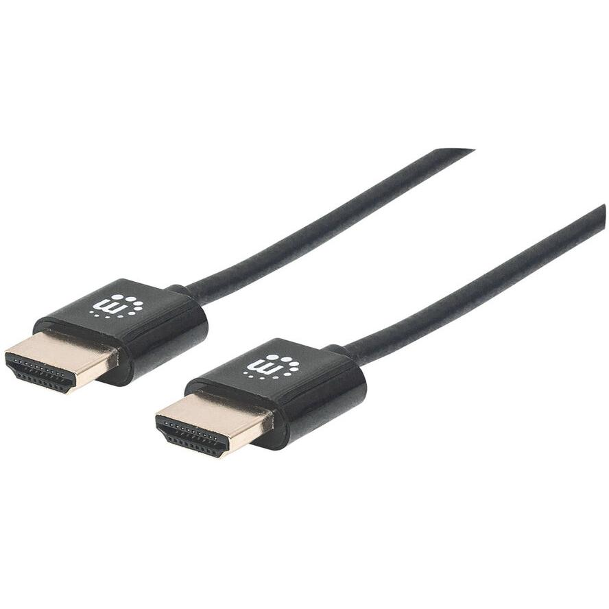 Manhattan 394406 HDMI kábel 0,5 M HDMI A-típus (Standard) Fekete (394406)-0