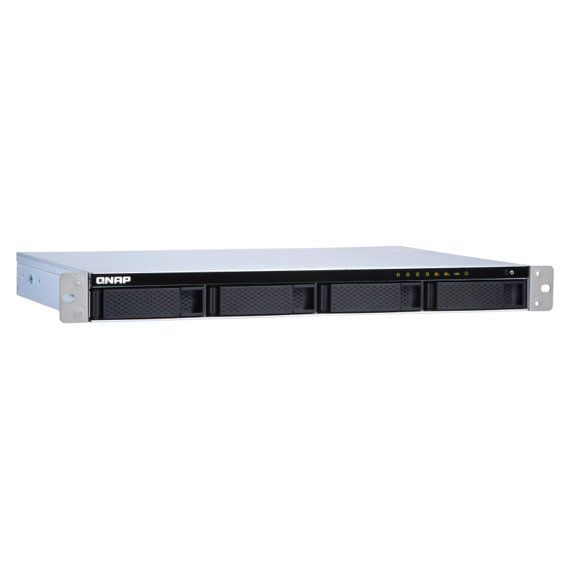 4-Bay quad-core 1.7 GHz short-depth rackmount NAS with 100W power supply, 2GB DD (TS-431XeU-2G)-0