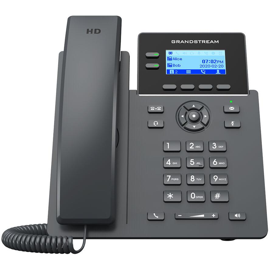 GRANDSTREAM IP Telefon 2 vonalas Carrier-Grade, HD LCD kijelző POE, WIFI (GRP2602W)-0