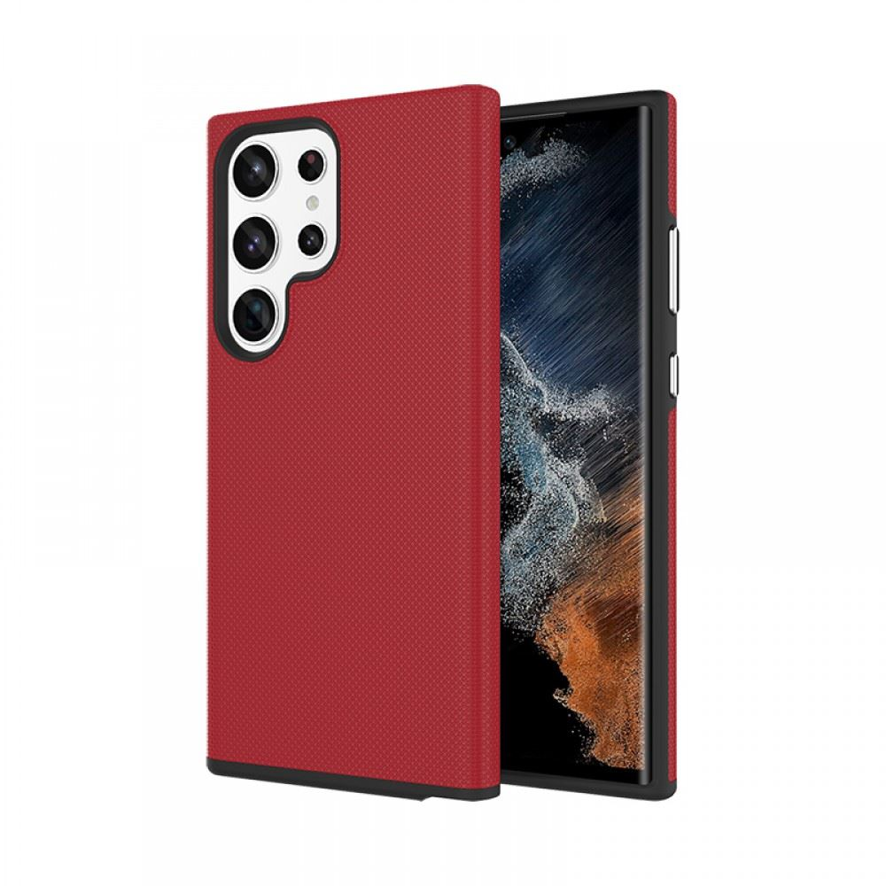 Cellect Samsung S23 Ultra ütésálló tok piros (CEL-COMC-S23U-R) (CEL-COMC-S23U-R)-0