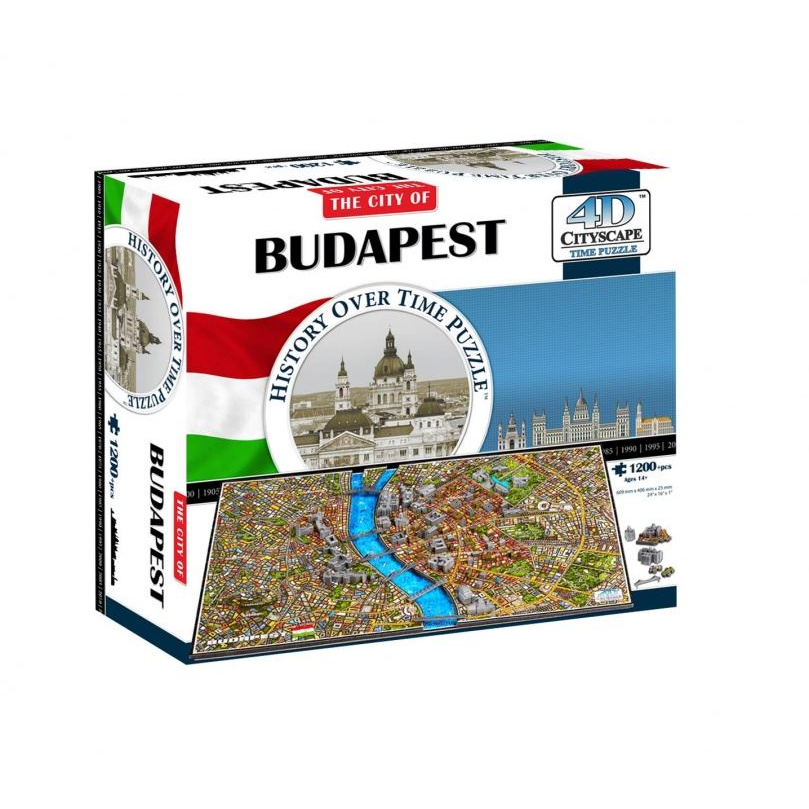 4D Cityscape Budapest puzzle (GK2008) (GK2008)-0