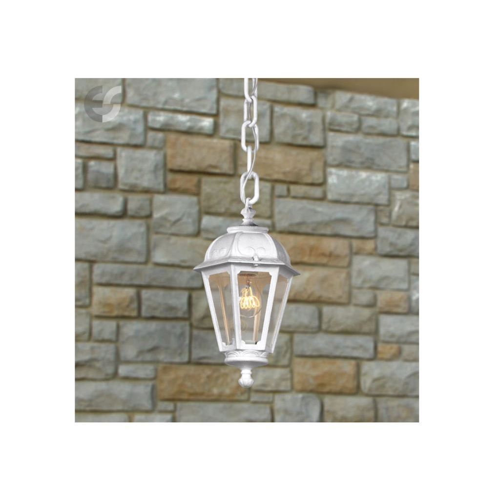 Fumagalli SICHEM/SABA kültéri függeszték lámpa E27 fehér (K22.120.000.WXE27) (K22.120.000.WXE27)-0