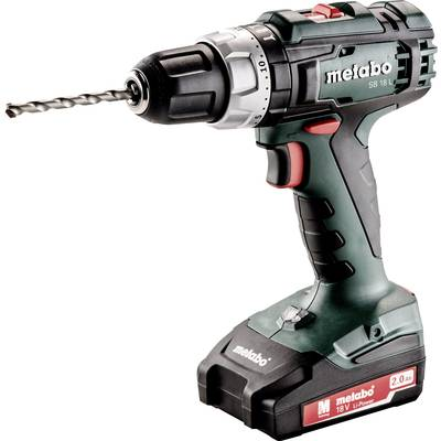 Metabo SB 18 L Akkus ütvefúró-csavarozó 18 V 2 Ah Lítiumion 2. akkuval (602317500)-0