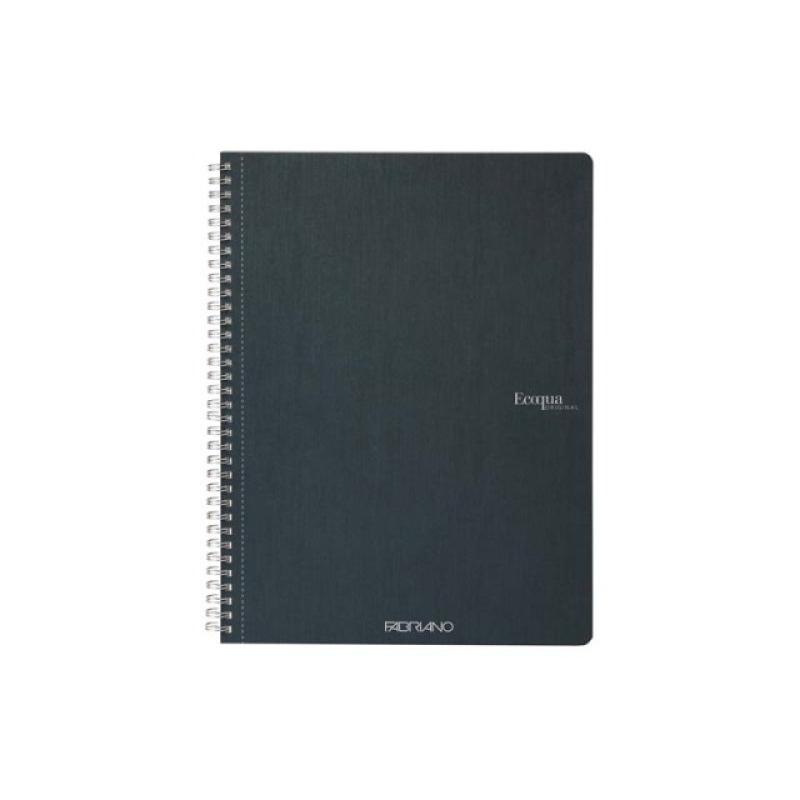 Fabriano Ecoqua 70 lapos A5 sima spirálfüzet - Sötétzöld (19148010)-0