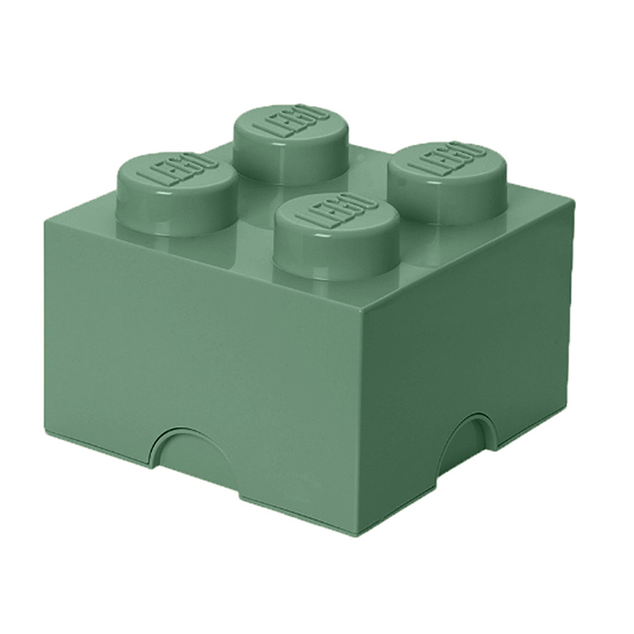 LEGO 40031747 Tároló doboz 4 - Szürkészöld (40031747)-0