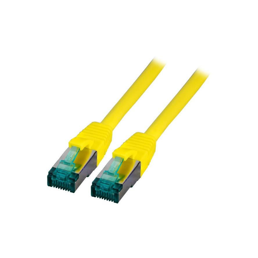 Efb MK6001 S/FTP CAT6a Patch kábel 2m - Sárga (MK6001.2Y)-0