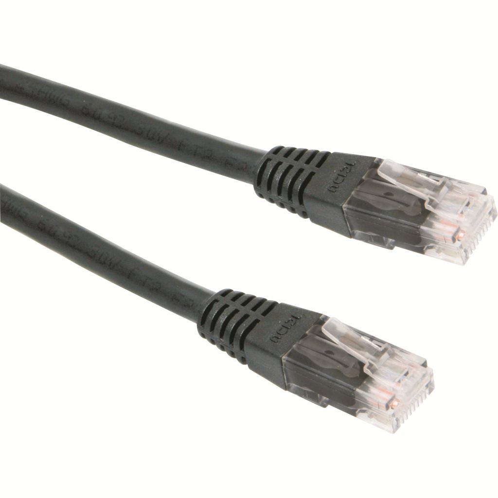 Gembird Cablexpert FTP CAT6 patch kábel 0.5m fekete (PP6-0.5M/BK) (PP6-0.5M/BK)-0