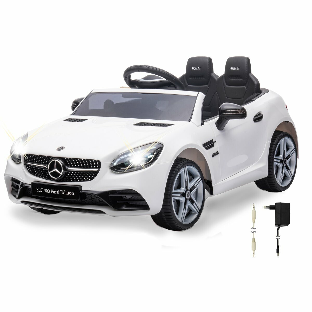 Jamara Ride-on Mercedes-Benz SLC elektromos autó - Fehér (461800)-0