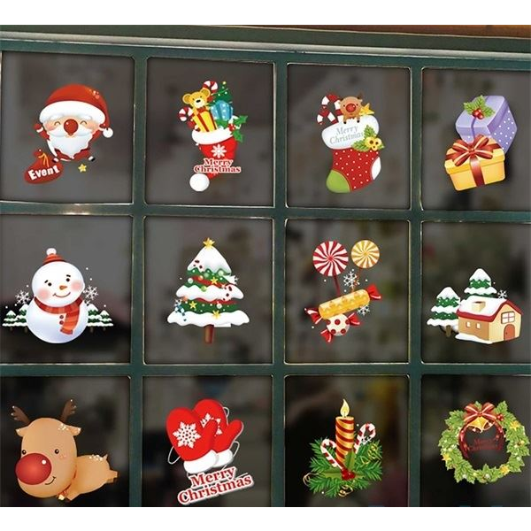 Iris Mikulás és kesztyű mintás ablakdísz (173-06) (is173-06)-0