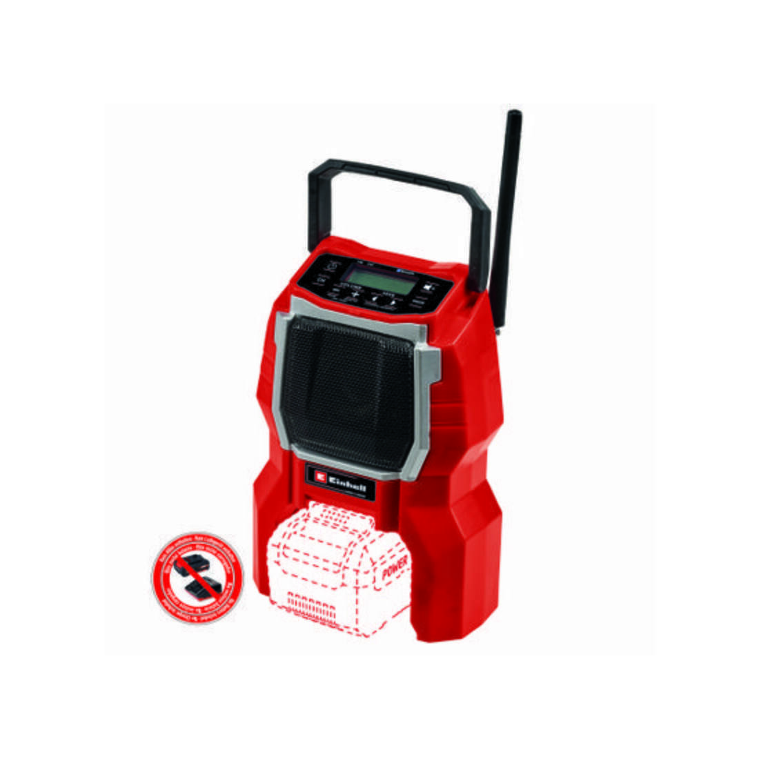 Einhell TE-RA 18 Li Akkus rádió (3408017)-0