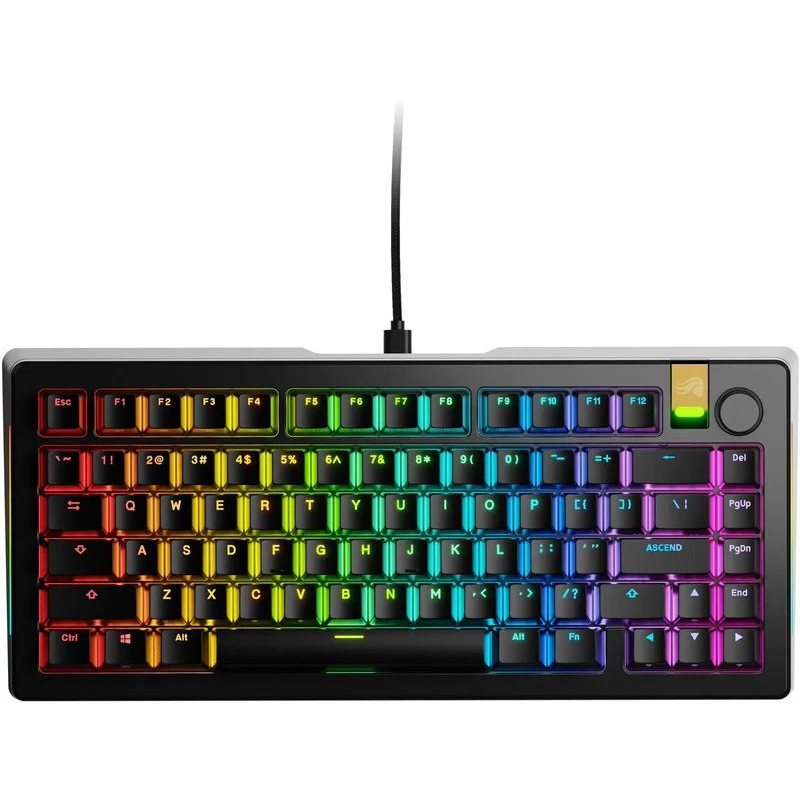 GLORIOUS GMMK 3 PRO HE 75% Prebuilt Wired Black - US (GLO-KB-GMMK3-PRO-75-PB-HE-W-BLK-US)-0