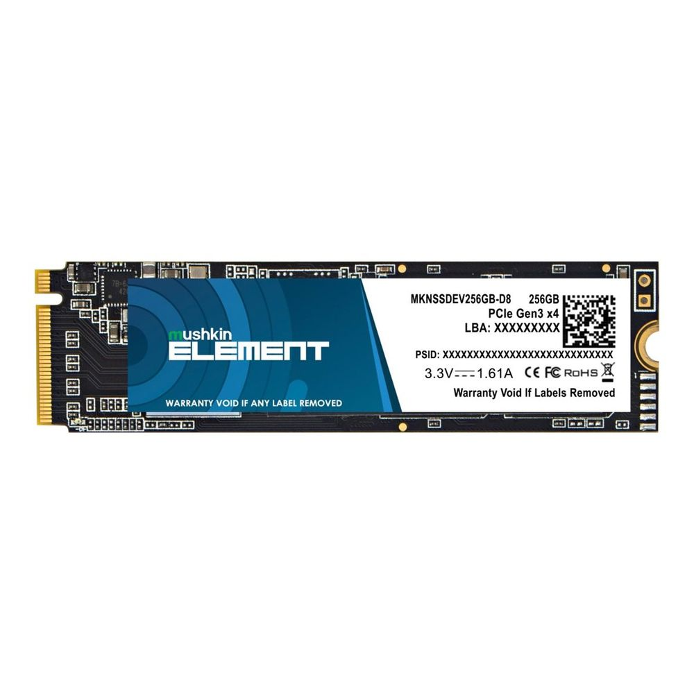 Mushkin 256GB Element M.2 PCIe SSD (MKNSSDEV256GB-D8)-0