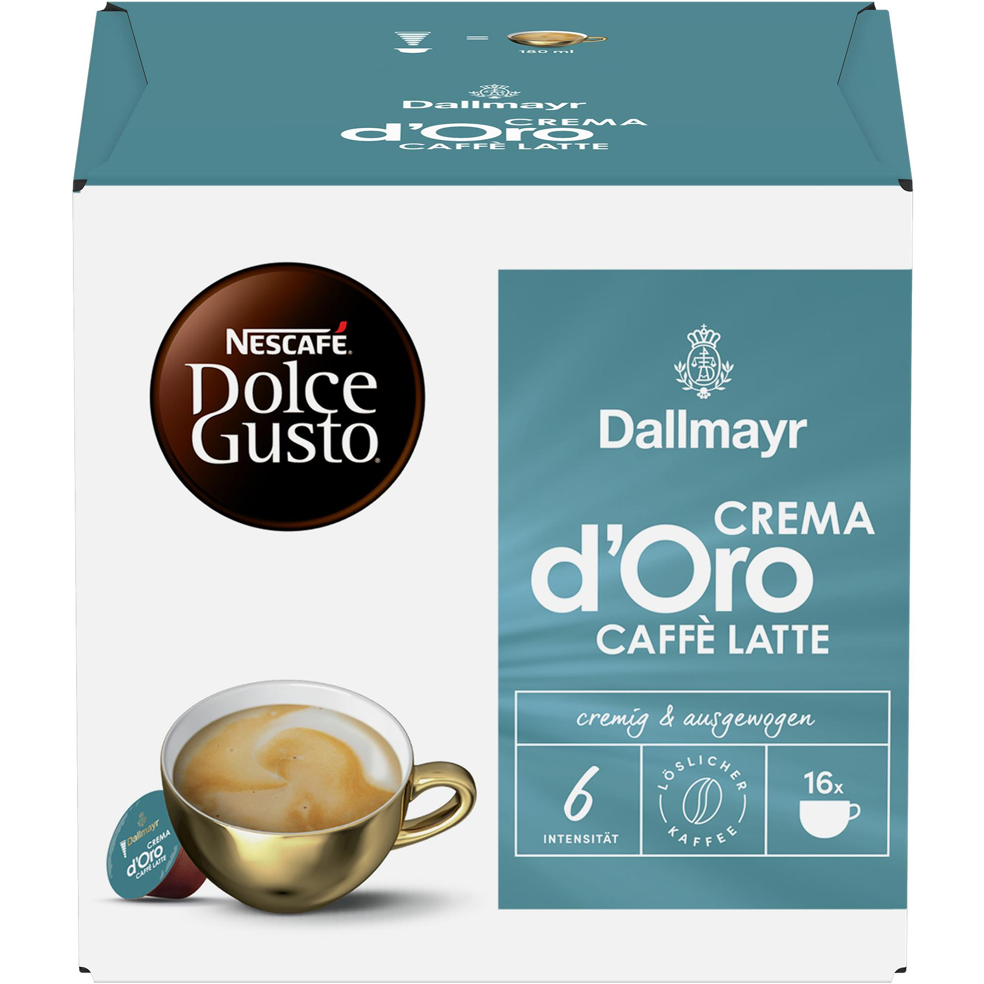 Dallmayr Crema d‘Oro CAFFE LATTE by NESCAFÉ Dolce Gusto (7613038641539)-0
