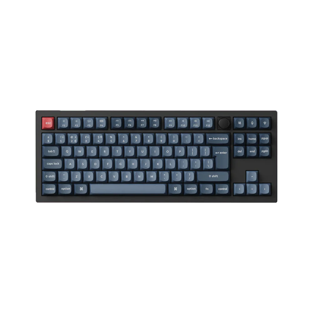 Keychron V3 Max Banana Switch Wireless USB-C Mechanikus RGB Billentyűzet HUN - Fekete (V3M-D4-HG)-0